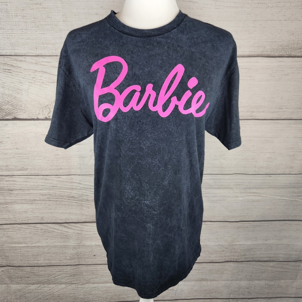 Barbie Logo Stonewash Tshirt